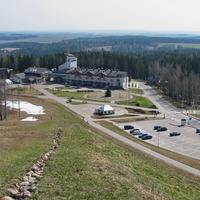 Горнолыжный центр "Силичи", вид с холма