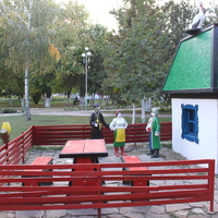 Приморск. Детский городок в парке.