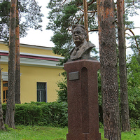 Памятник Н.Н.Боголюбову в Наукограде, г.Дубна
