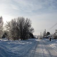 Ул. Советская с видом на село Ильинское