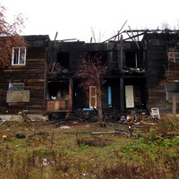 Общежитие Станкозавода после пожара