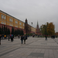 Александровский сад, площадь у вечного огня