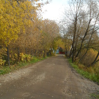 никольское дорога вдоль церковного пруда