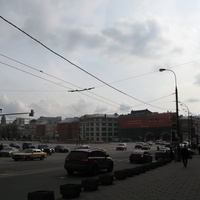 Москва на пустой площади
