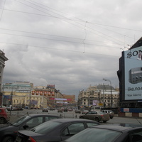 Москва - справа гостиница Москва в 2008 г.