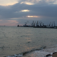 Бердянск. Морской торговый порт.