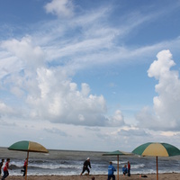 Бердянск. На центральном пляже.