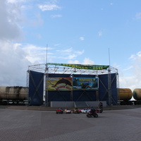 Бердянск. Летняя эстрада на Приморской площади.