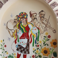 Бердянск. Ул. Ленина. Интерьер столовой "Казацкая хата".