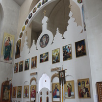 Бердянск. Внутри православного храма.
