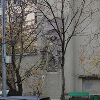 Фасад здания подстанции Московского метрополитена