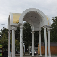 Бердянск. Ротонда на Приморской площади.