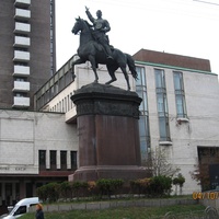 Памятник красному командиру комдиву Гражданской войны Николаю Щорсу