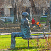Скульптура в парке искусств Музеон