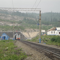 Дабан. Портал Байкальского тоннеля.