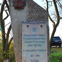 Памятный знак выпускникам школы погибшим в ВОВ