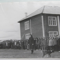 Нювчим 1974 - школьная линейка - будь готов к труду и обороне