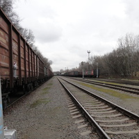 Сортировочная станция на железной дороге Москокс - Бирюлево товарная