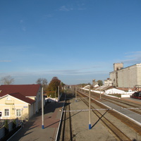 Залізнична станція Красне (нині Путивль) у м.Буринь