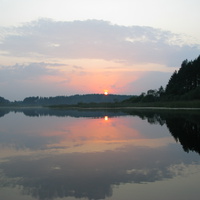 озеро Сельское, вид в стороны реки Торопы