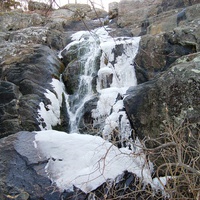 Водопад Гадельша в ноябре