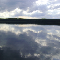 Озеро Алё с воды.