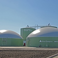 Первая в России биогазовая станция "Лучки", построенная в селе Лучки