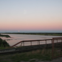 Малая Слуда ж/д мост через Вычегду 05/07/2012