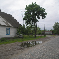 центральна дорога через село