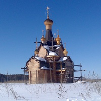 Строящаяся церковь с. Малое Шмаково