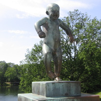 Парк скульптур Вигеланда в районе Фрогнер.