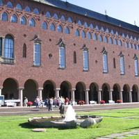 Стокгольм, стены ратуши