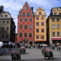 Стокгольм, узкий домик