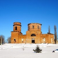 Заброшенная Благовещенская церковь в селе Борисовка
