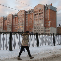 Сыктывкар декабрь 2013 забор ледовой дорожки