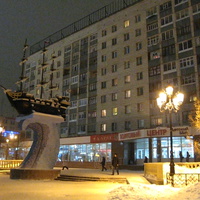 Сыктывкар декабрь 2013 сквер Детский мир