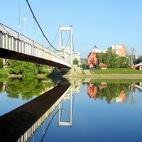 г. Пенза, подвесной мост «Мост Дружбы»