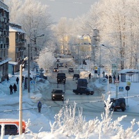 Пикалево, вид от геодезического маяка на ул.Советская