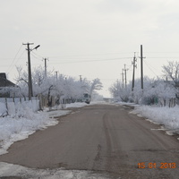 Дорога  в село со стороны фермы