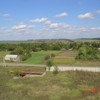 Вид на Глебовку с южной стороны