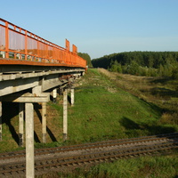 Марьинский мост через железную дорогу