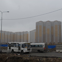 Вид на новостройки со стороны проспекта Королёва.