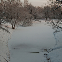 Фасадный пруд в Александровском парке