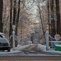 Въезд в Екатерининский парк