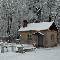Домик на территории Пенсионерной конюшни