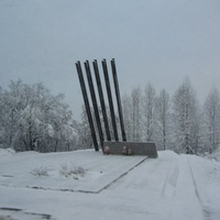 Монумент "Катюша" на 17 км Дороги Жизни у деревни Корнево