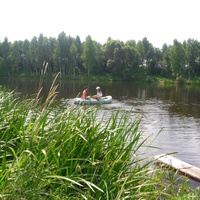 Сахаровка. На озере Лоша в июле.