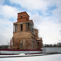 Этап восстановления Тихвинского храма в селе Ютановка