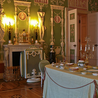 Зеленая столовая Екатерининского дворца