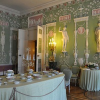 Зеленая столовая Екатерининского дворца